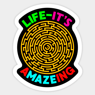 A-Maze-ing Life Sticker